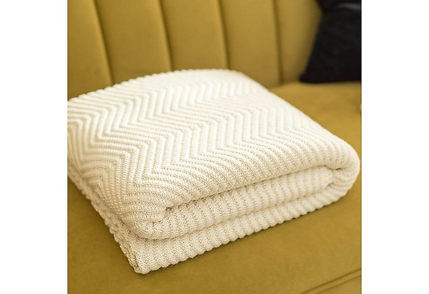 Wohndecke Große Kuscheldecke aus Merino Schurwolle 140 x 200 cm, Sonnenstri günstig online kaufen