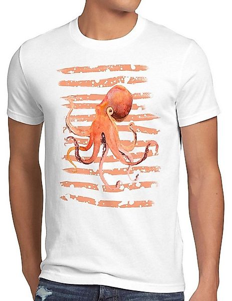 style3 T-Shirt Inked oktopus octopus tintenfisch strand urlaub günstig online kaufen
