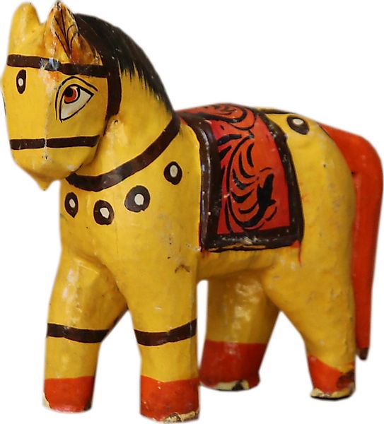 Guru-Shop Dekofigur Deko Pferd, im Antik- günstig online kaufen