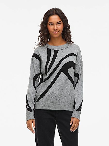 Vila Strickpullover "VITIF JACQUARD L/S KNIT TOP - NOOS" günstig online kaufen