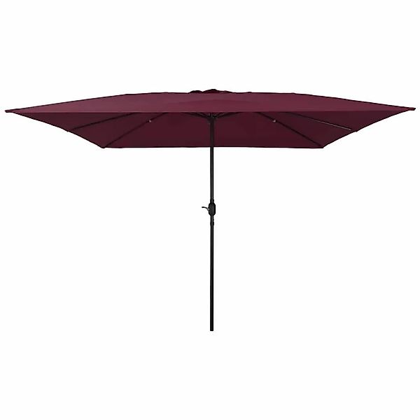 vidaXL Gartenparasol Rot und Schwarz 295 x 295 x 245 cm 42003656 günstig online kaufen