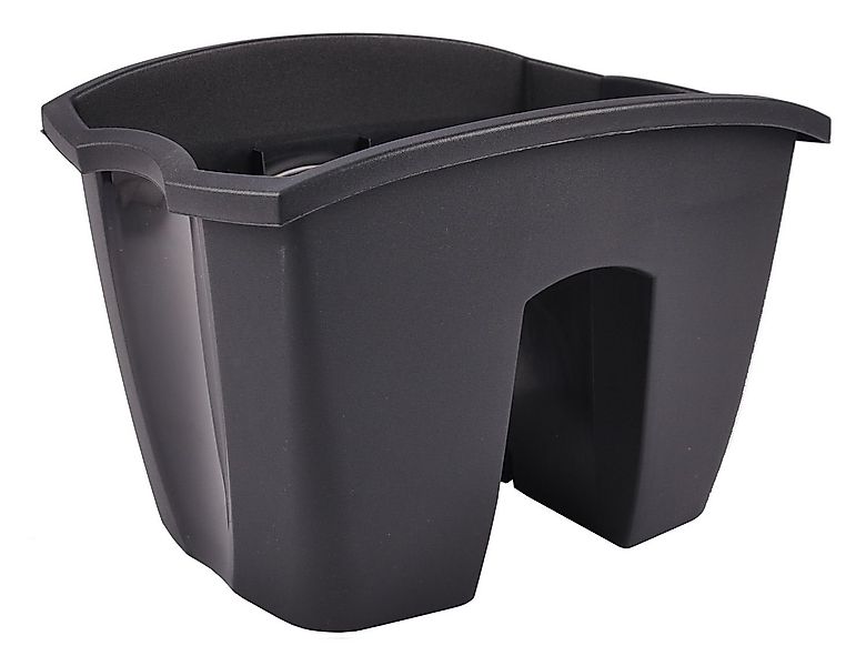 Prosperplast Pflanzkübel Geländertopf anthrazit Balkontopf Balkonkasten günstig online kaufen