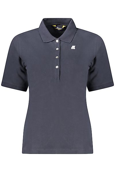 K-Way Poloshirt Elegantes Damen Kurzarm-Poloshirt Blau günstig online kaufen