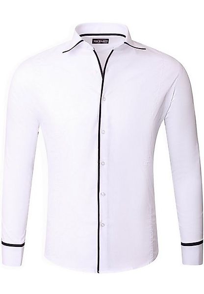 Reslad Langarmhemd Reslad Herren Hemd Madison Langarm RS-7118 (3-tlg) Männe günstig online kaufen