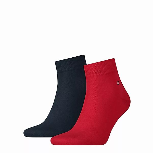 TOMMY HILFIGER Herren Quarter Socken, 2er Pack - Sneaker, Unifarben, 39-49 günstig online kaufen