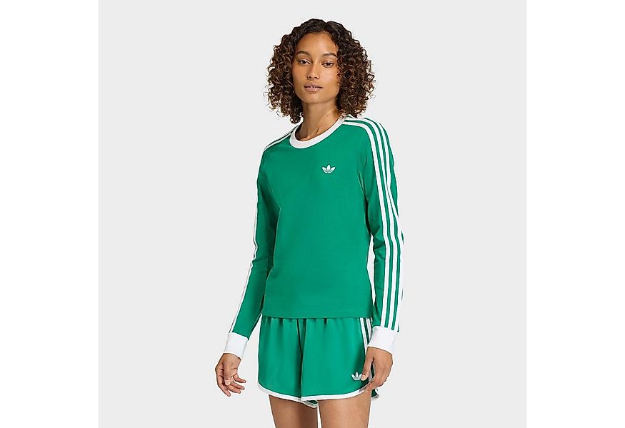 adidas Originals Langarmshirt 3-STREIFEN LANGÄRMLIGES, SCHMAL GESCHNITTEN günstig online kaufen