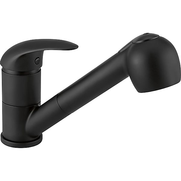 baliv Küchenarmatur mit Wasserspareinsatz & Geschirrbrause KI-1521 Schwarz günstig online kaufen
