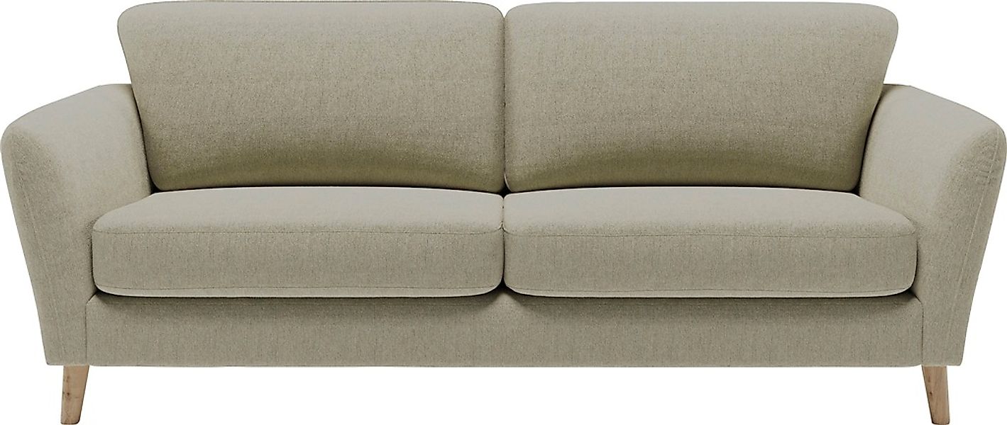 Home affaire 3-Sitzer »MARSEILLE 3er Sofa 206 cm, Cord, Flachgewebe, Strukt günstig online kaufen
