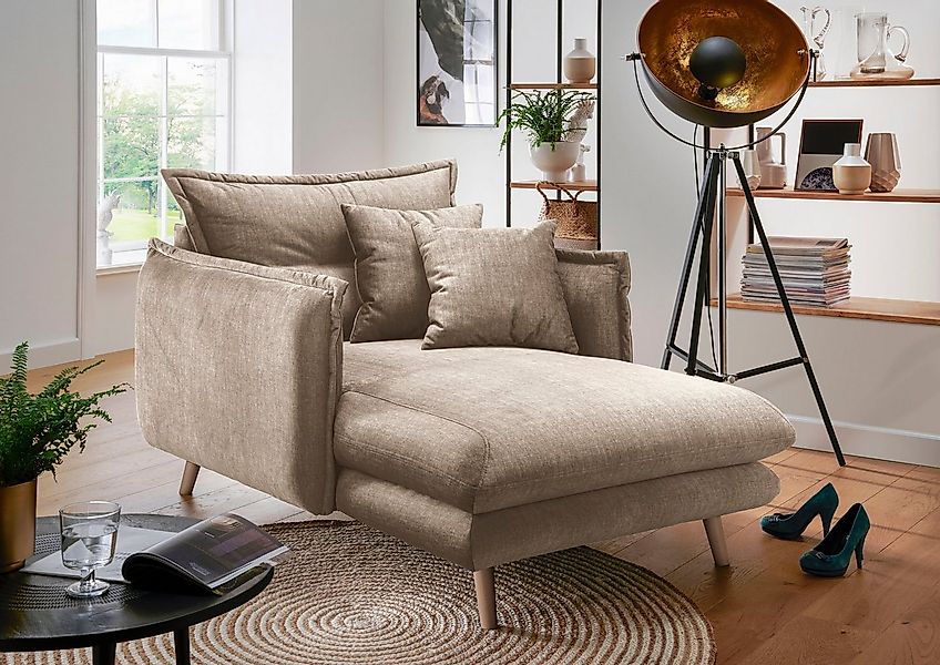 Home affaire Loveseat Lazio, moderner Sessel mit einer bequemen Polsterung, günstig online kaufen