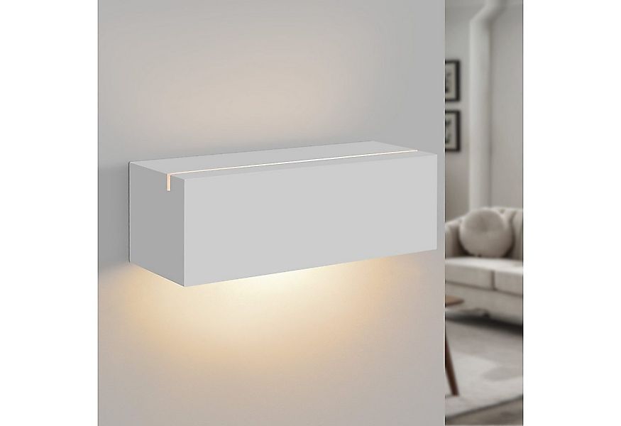 Nettlife Wandleuchte Wandleuchte Innen Weiß Gipsleuchte G9, LED wechselbar, günstig online kaufen