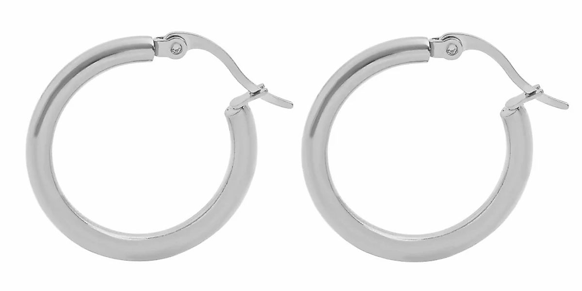 Adelia´s Klappcreolen "Damen Ohrringe – Klappcreole aus Edelstahl" Zum Vers günstig online kaufen