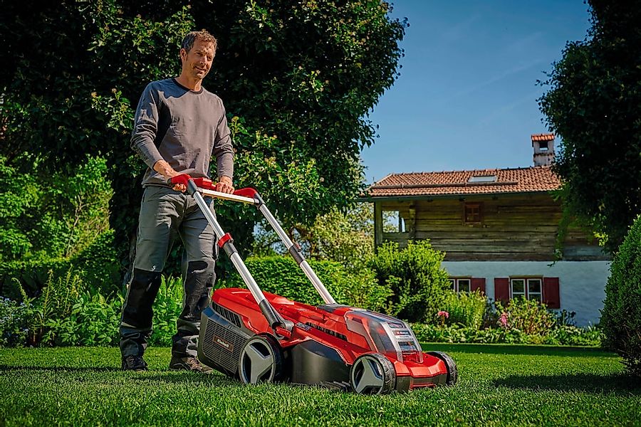 Einhell Akkurasenmäher RASARRO, 38 cm Schnittbreite, günstig online kaufen