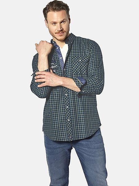 Jan Vanderstorm Langarmhemd PERTAVIN mit modischem Print günstig online kaufen