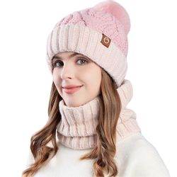 Refttenw Mütze & Schal Winter warme günstig online kaufen