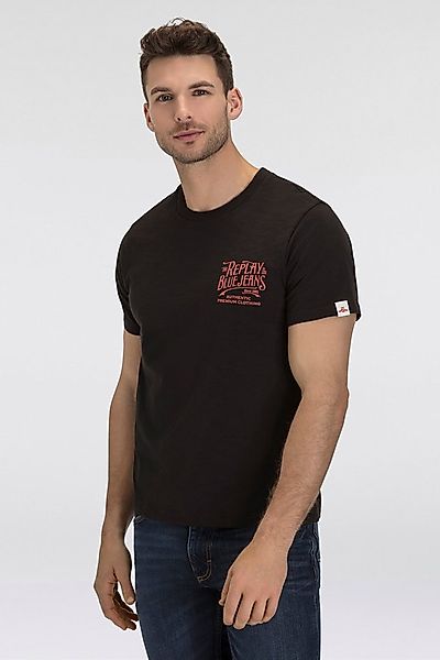 Replay T-Shirt mit Rückenprint günstig online kaufen