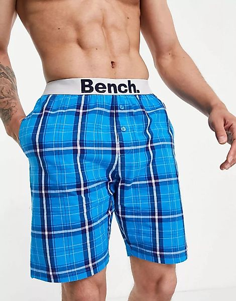Bench – Cecilton – Popeline-Shorts in Blau günstig online kaufen