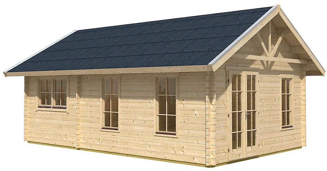 Skanholz Gartenhaus "Bern 4" mit Lattung günstig online kaufen