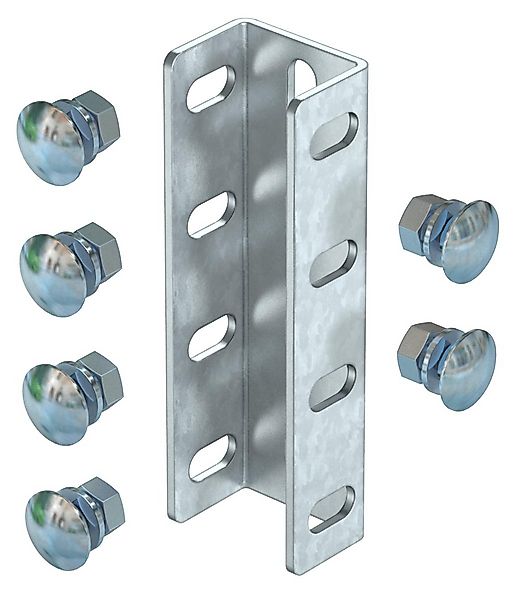 OBO Bettermann Vertr U-Stiel-Verbinder m.Flachrundschrauben VUS 7 FTK LGR günstig online kaufen