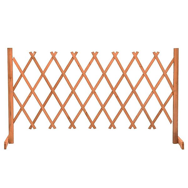vidaXL Gartenzaun Garten-Rankzaun Orange 150x80 cm günstig online kaufen