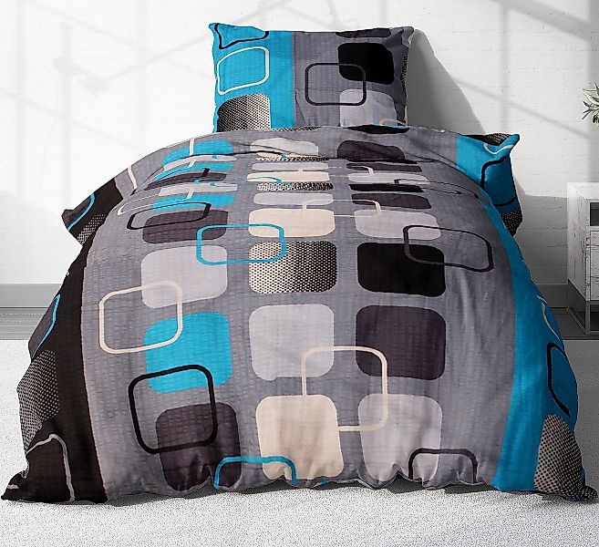 Heubergshop Bettwäsche, Seersucker, 2 teilig, 155x220cm günstig online kaufen