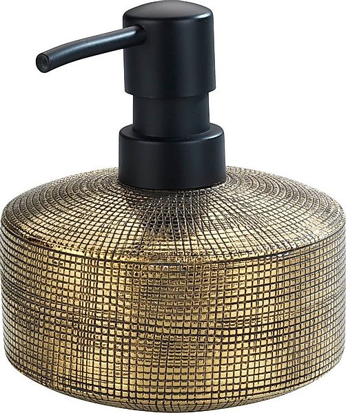 WENKO Seifenspender Rivara, (1-tlg), Gold, handbemalt, 400 ml günstig online kaufen