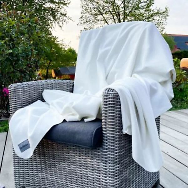 blanketino Sommerdecke aus Baumwolle Mandelweiß 150 x 210 cm wollweiß günstig online kaufen