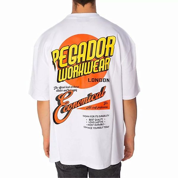 Pegador T-Shirt Pegador Docks Oversized T-Shirt Herren weiß (1-tlg) günstig online kaufen