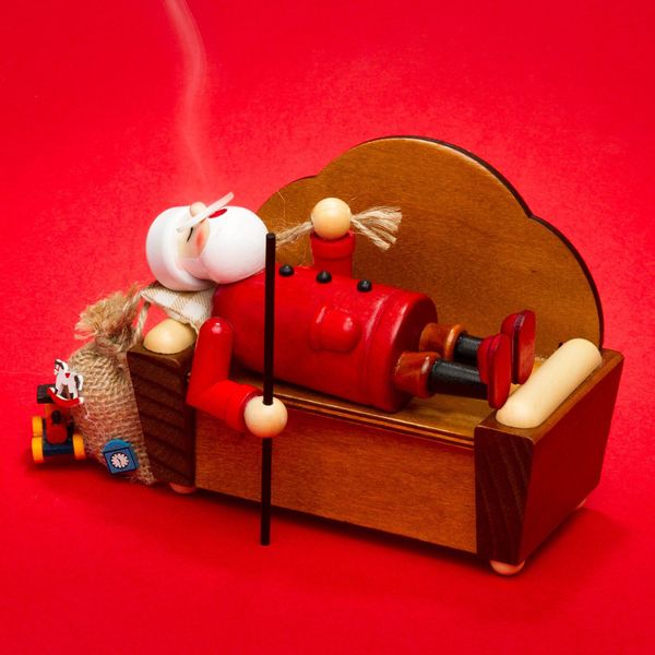 SIKORA Weihnachtsfigur RM-A-SOFA schlafendes Holz Räuchermännchen günstig online kaufen