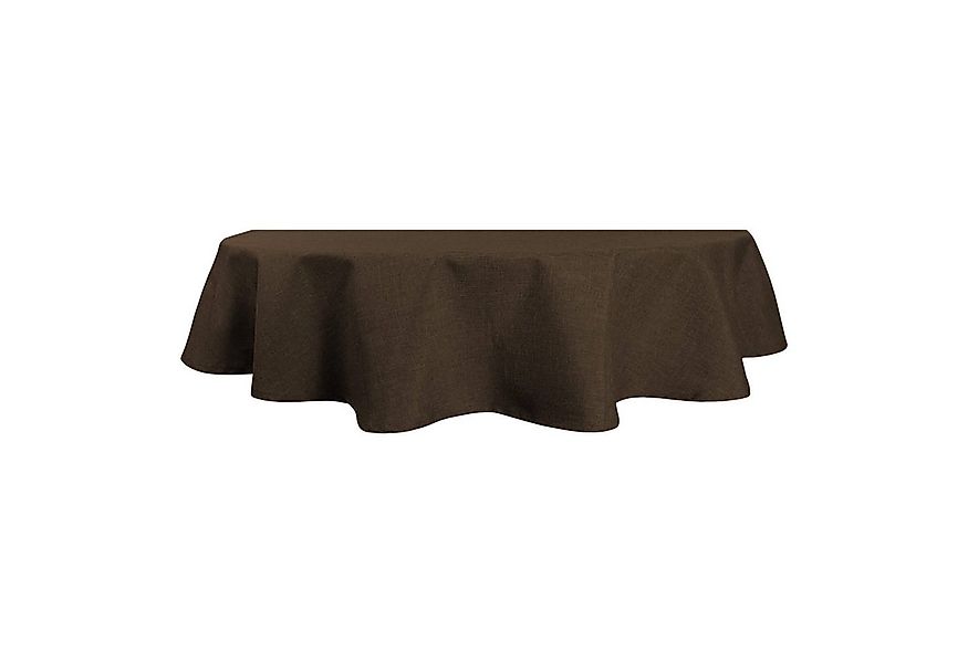 Haus und Deko Tischdecke Tischdecke oval Leinenoptik Lotuseffekt Tischwäsch günstig online kaufen
