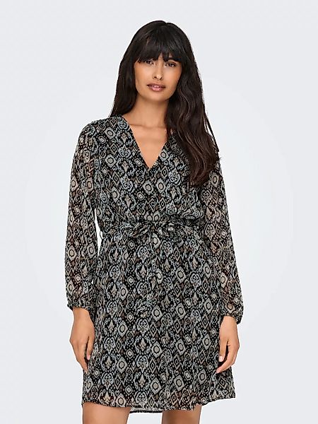 ONLY Druckkleid "ONLCERA 3/4 SHORT DRESS WVN NOOS", Sommerkleid günstig online kaufen