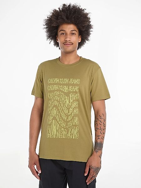 Calvin Klein Jeans T-Shirt "INSTITUTIONAL WARP TEE", mit Logodruck günstig online kaufen