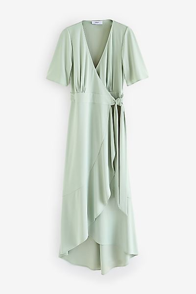 Next Wickelkleid Brautjungfern-Maxikleid mit Wickeldesign (1-tlg) günstig online kaufen