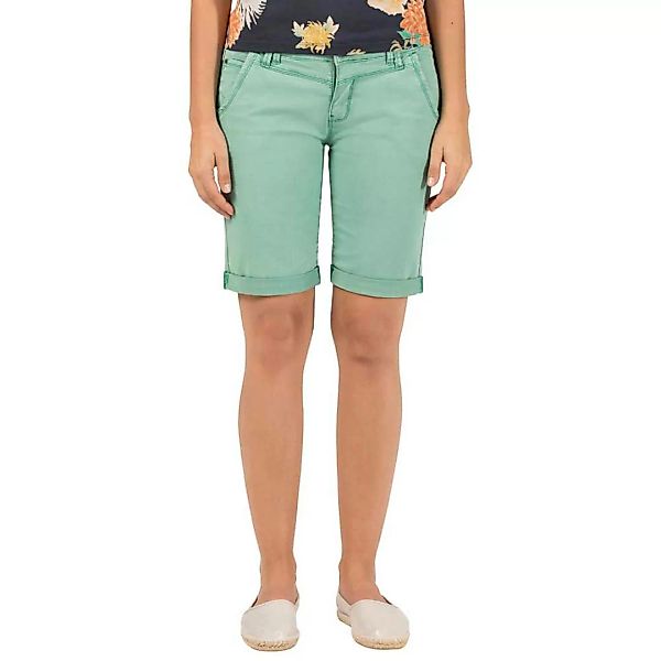 Timezone Slim Nalitz Jeans-shorts 26 Fresh Green günstig online kaufen