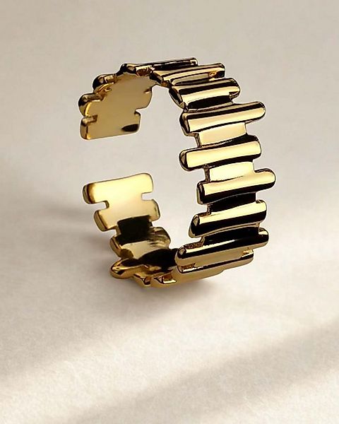 DANIEL CLIFFORD Silberring 'Brenda' Damen Ring Silber 925 14 Karat vergolde günstig online kaufen