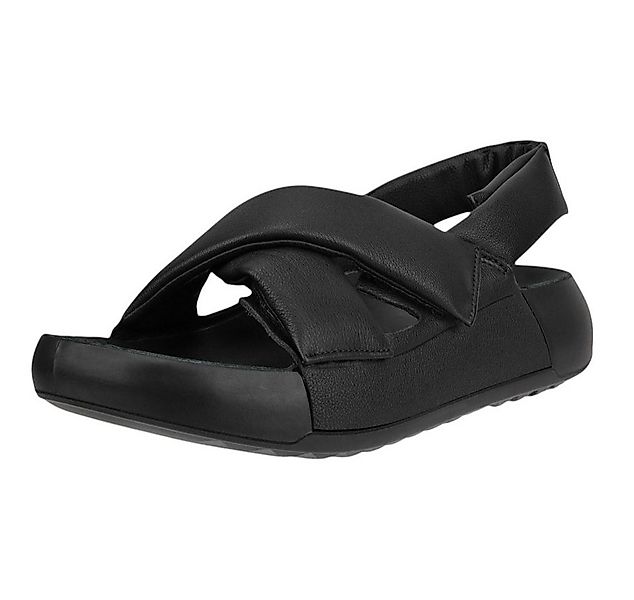 Ecco Cozmo Croos (Vollnarbenleder) schwarz Damen Sandale günstig online kaufen