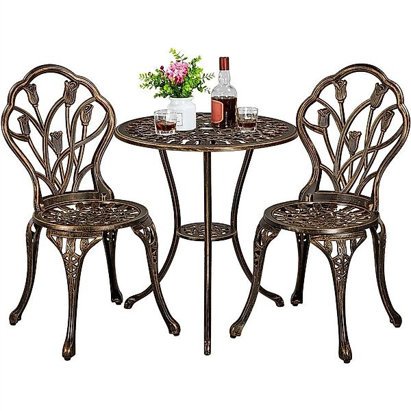 Yaheetech Balkonset, 3 TLG. Bistroset mit günstig online kaufen