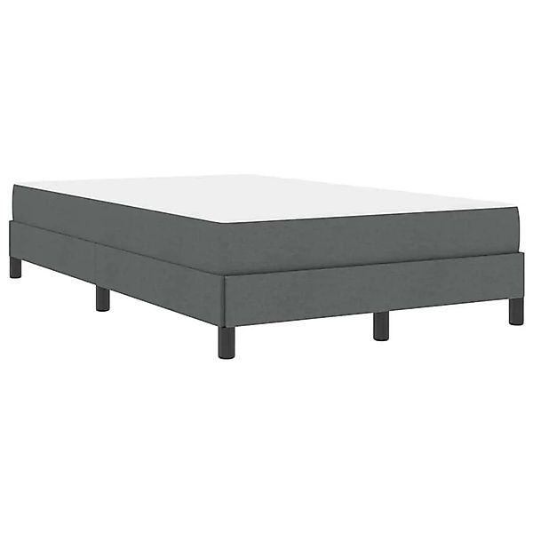 vidaXL Boxspringbett mit Matratze Dunkelgrau 120 x 200 cm Stoff 3398480 günstig online kaufen