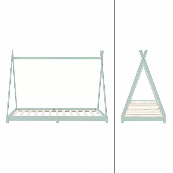 ML-DESIGN Spielbett Hausbett Tipi Zeltbett inkl. günstig online kaufen