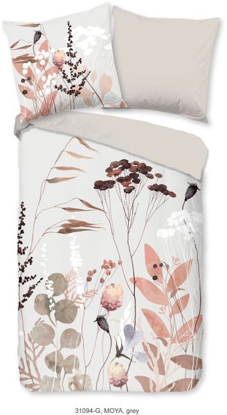 good morning Wendebettwäsche "Moya" 3 Stk. tlg. 100% Baumwolle, 135x200, Re günstig online kaufen