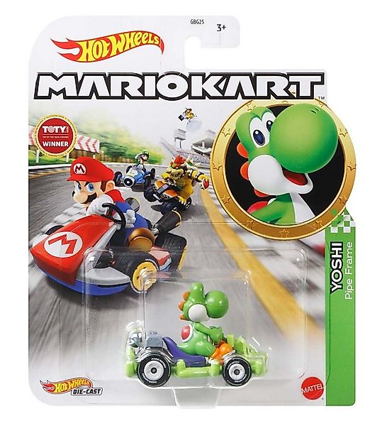 Mattel GmbH Spielzeug-Auto Hot Wheels Mario Kart 1:64 Die-Cast Mario Yoshi günstig online kaufen