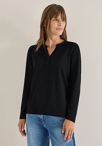 Cecil Langarmshirt im soften Baumwoll-Mix günstig online kaufen