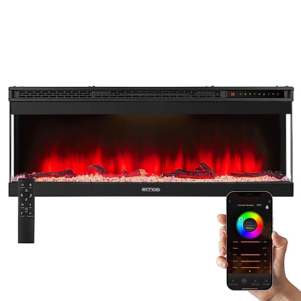 echos Elektrokamin WiFi Eco-3510, 13 realistische Flammeneffekte, Smart Lif günstig online kaufen