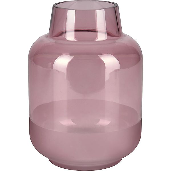 Vase Blush Bordeaux Glas 21 cm x Ø 15 cm Burgunderrot günstig online kaufen