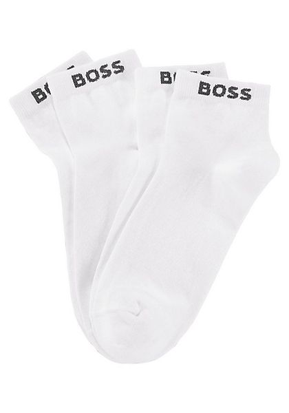 BOSS Sneakersocken (Set, 2-Paar) mit eingenähtem Markenschriftzug günstig online kaufen