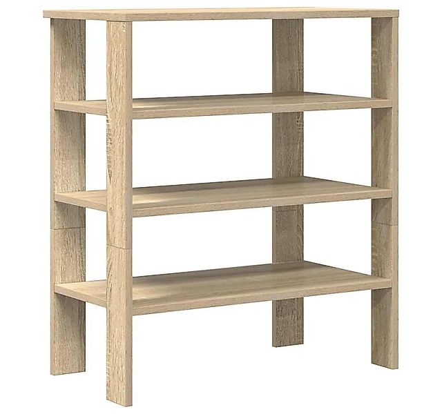 vidaXL Schuhregal Schuhregal Sonoma-Eiche 61x32x70 cm Holzwerkstoff, 1-tlg. günstig online kaufen