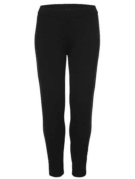 VIA APPIA DUE Stoffhose Elegante Schlupfhose mit Pailletten (1-tlg) Unifarb günstig online kaufen