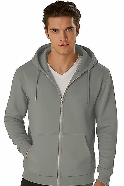Smith & Solo Hoodie Herren - Sweatshirt mit Reißverschluss Zipper Sweatjack günstig online kaufen