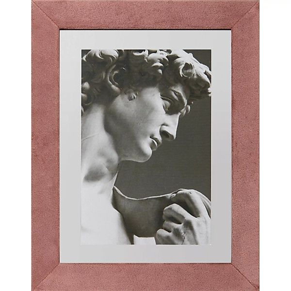 Bilderrahmen in Samtoptik Modern Antique 10 cm x 15 cm Rosa günstig online kaufen