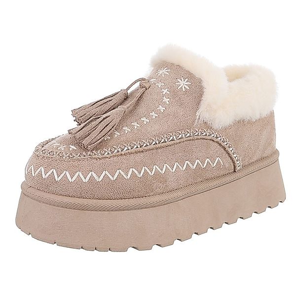 Ital-Design Damen Slipper mit Plateau und günstig online kaufen