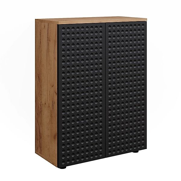 Vicco Midischrank Irma Anthrazit Gepunktet 60 x 81 cm günstig online kaufen